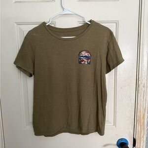 Billabong Khaki Graphic Tee